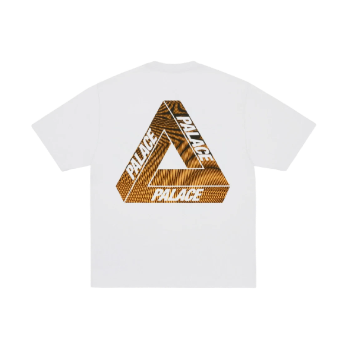 팔라스 트라이벡스 티셔츠 화이트 오렌지 - 25SS(Palace Tri-Vex T-Shirt White Orange - 25SS)