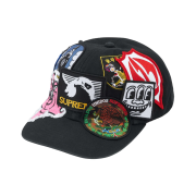 Supreme Patches 6-Panel Black - 25SS