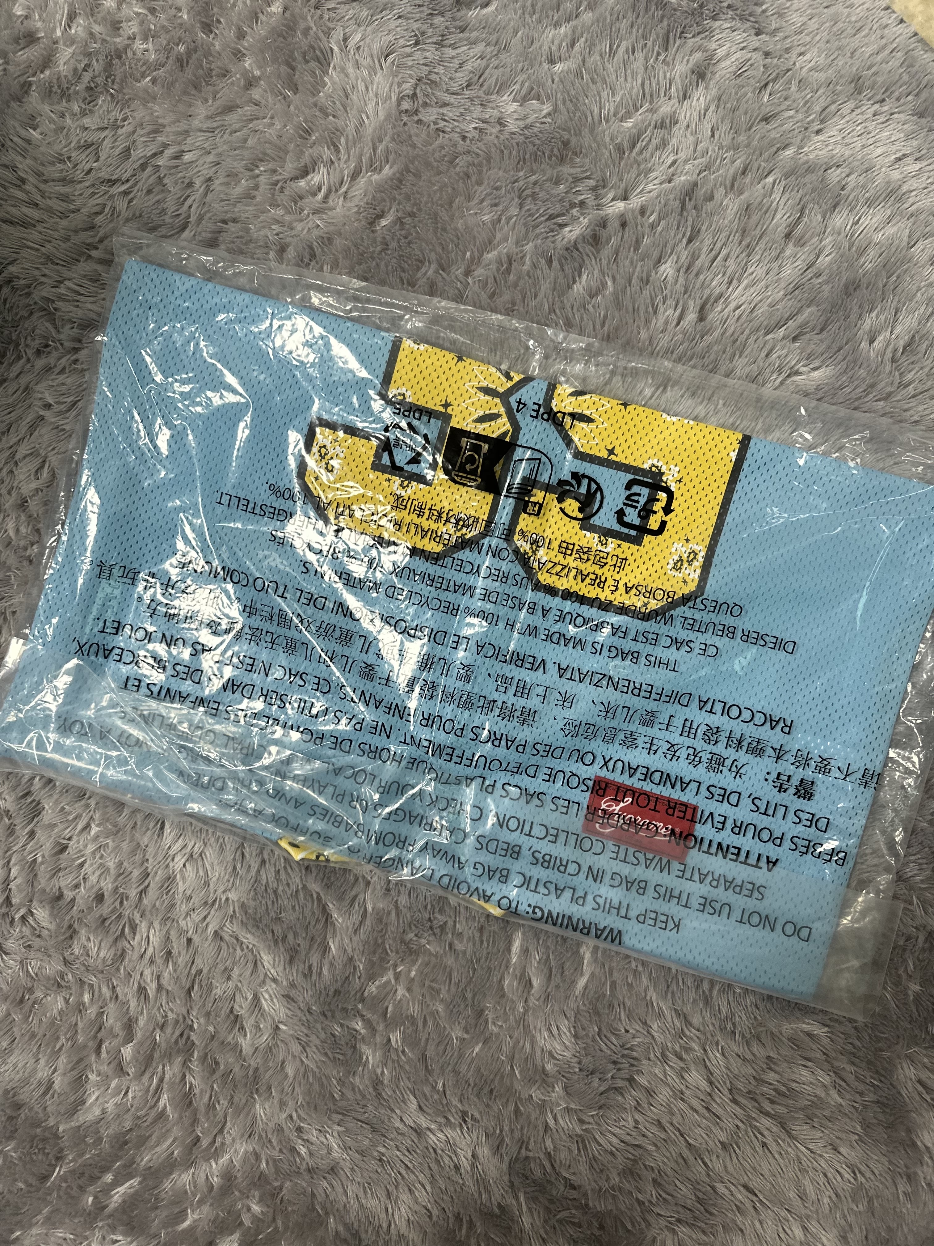 Supreme Bandana Football Jersey Blue - 25SS 착용 스타일 - 2