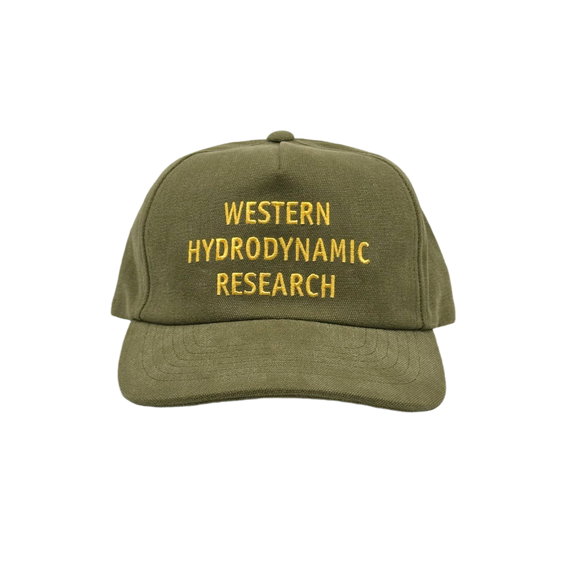 - Western Hydrodynamic Research Canvas Promo Hat Olive Drab