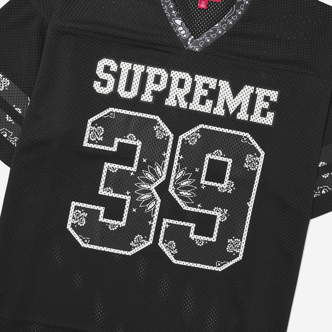 シャツ 25ss Supreme Bandana Football Jersey Supreme Bandana Football Jersey (SS25) - $110