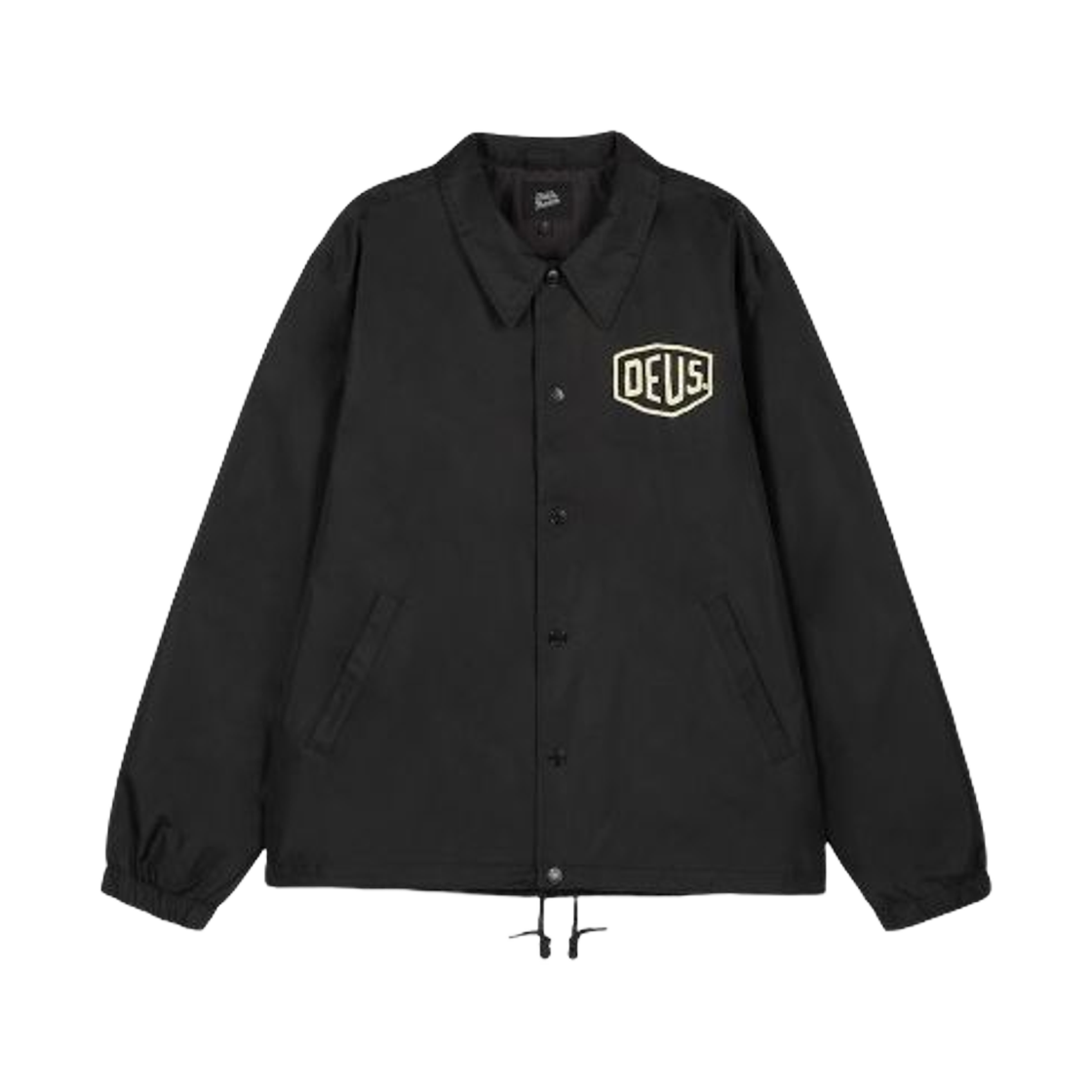 데우스 엑스 마키나 코리아 컬리지 코치 자켓 블랙(Deus Ex Machina Korea College Coach Jacket Black)