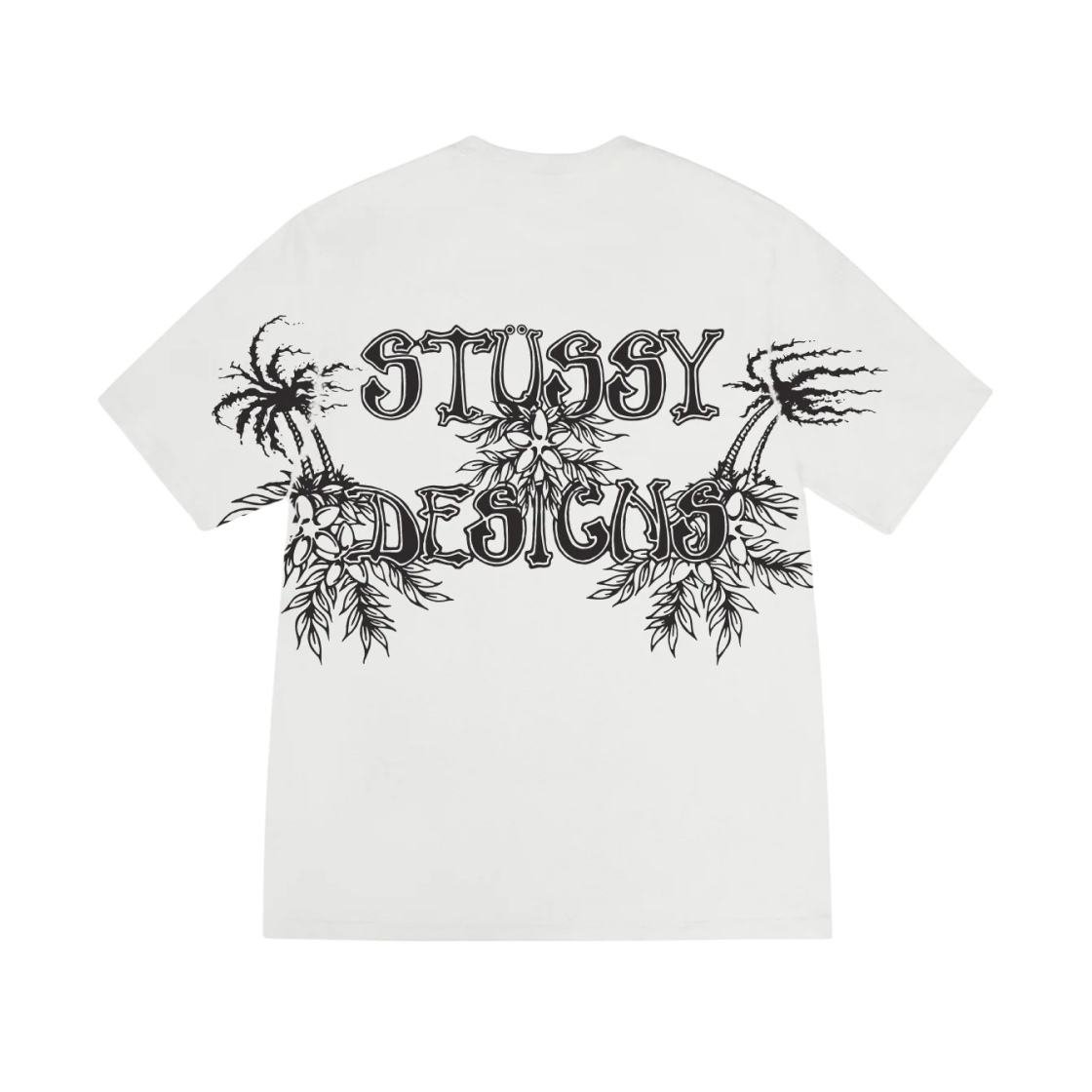 1905151 Stussy Wes Palms Pigment Dyed T-Shirt Natural