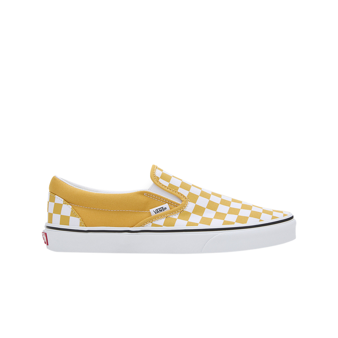 반스 클래식 슬립온 컬러 띠어리 체커보드 골든 글로우