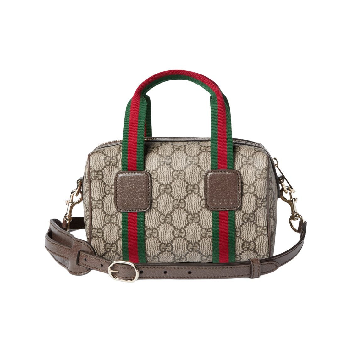 구찌 미니 GG 더플백 베이지 다크 브라운(Gucci Mini GG Duffle Bag Beige Dark Brown) - 3