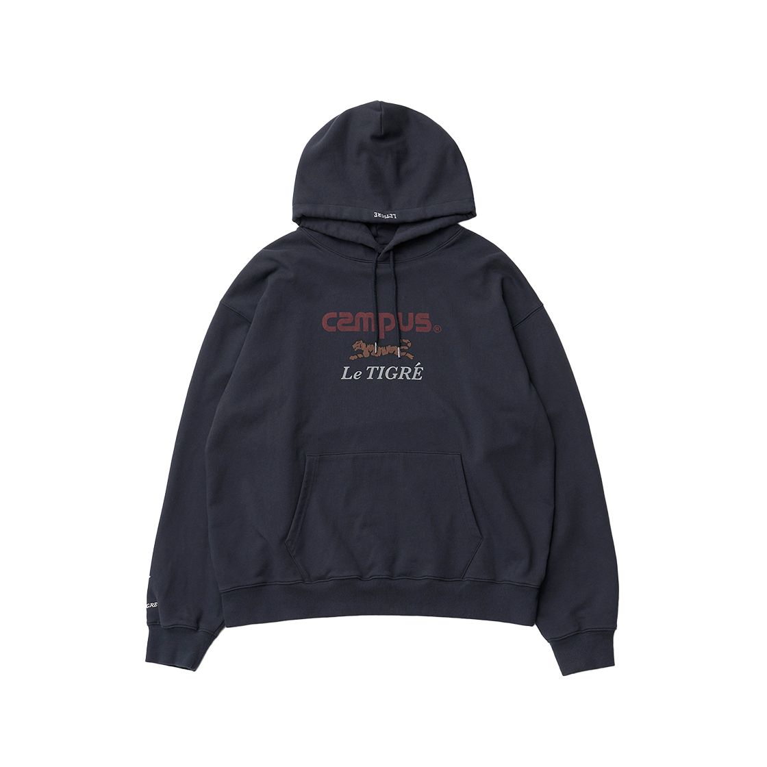 LTFSDM005NV Le TIGRE Campus Hoodie Pullover Navy