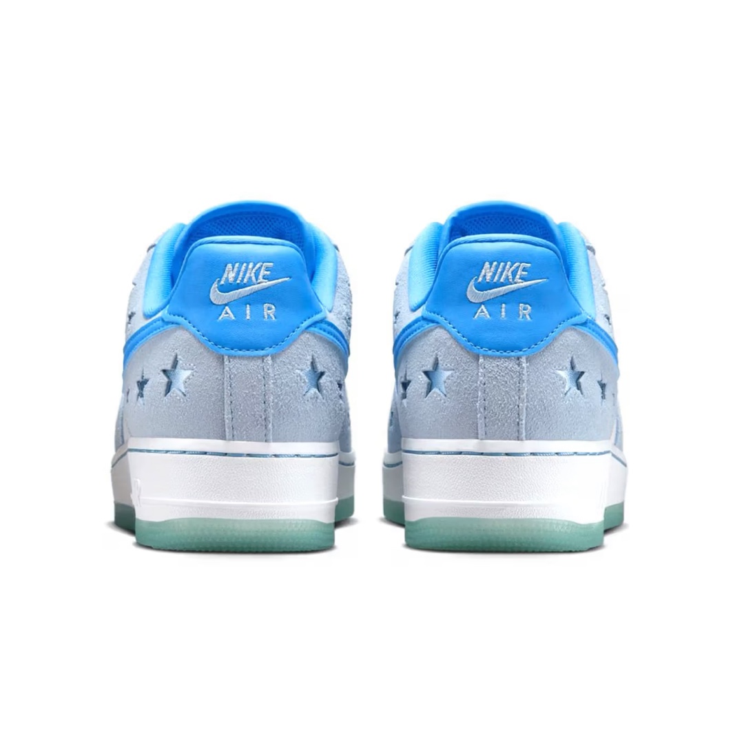 (W) Nike Air Force 1 '07 XX Star Studded White, Nike Air Force 1 '07 White Hyper Royal 착용 스타일 - 4