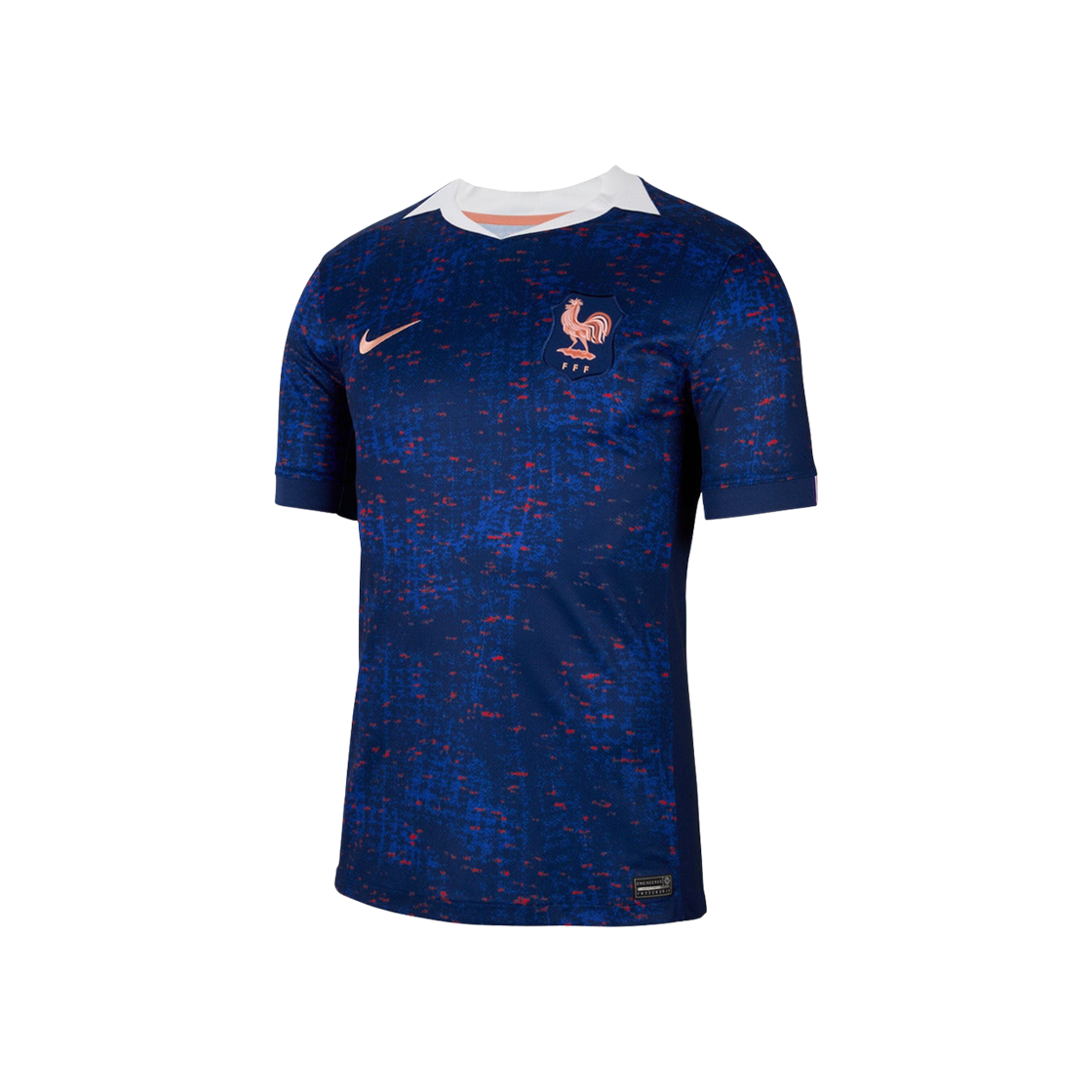 FZ9013-492 Nike FFF 2025 Stadium Home Dri-Fit Soccer Replica Jersey Blue Void Light Madder Root (Non Marking Ver.)