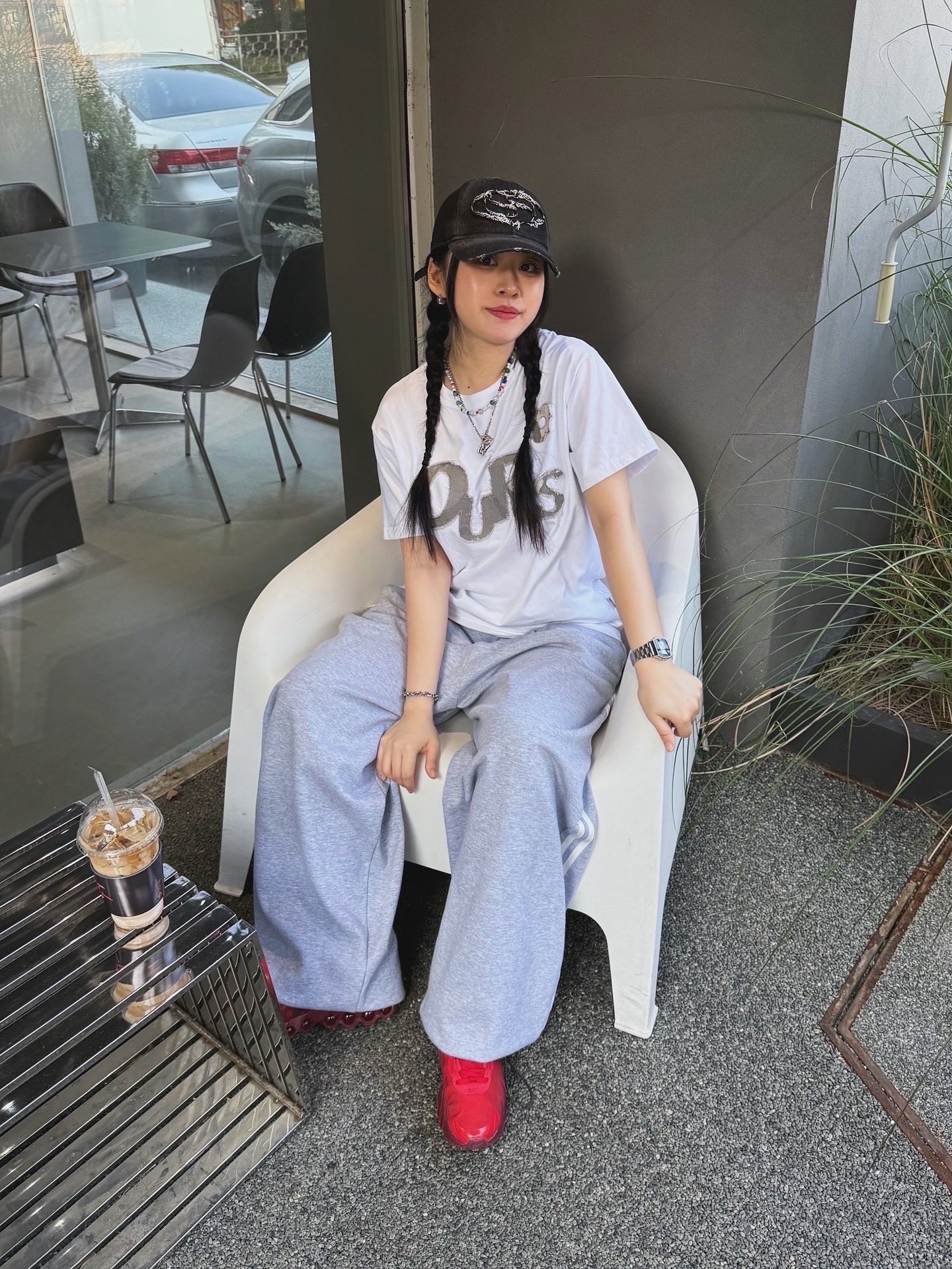(W) Nike Air Max Dn8 University Red Tough Red, Casio A-158WA-1 착용 스타일