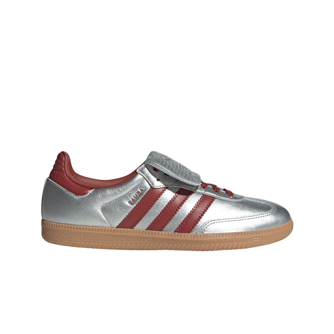(W) 아디다스 삼바 LT 실버 메탈릭 프리러브드 루비((W) Adidas Samba LT Silver Metallic Preloved Ruby) - 1