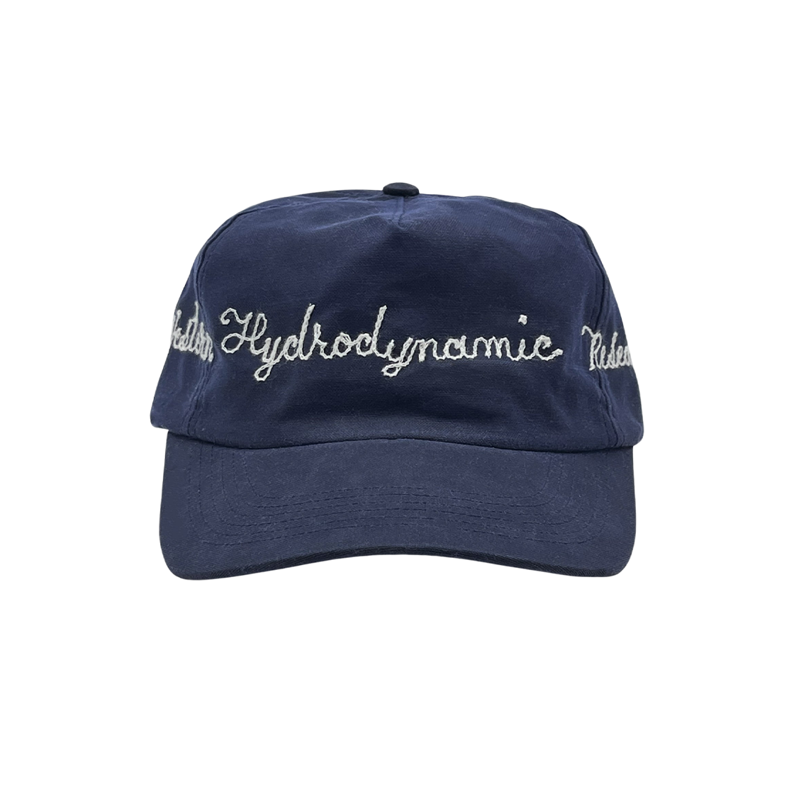 웨스턴 하이드로다이나믹 리서치 왁스 캔버스 체인 스티치 햇 네이비(Western Hydrodynamic Research Waxed Canvas Chain Stitch Hat Navy)