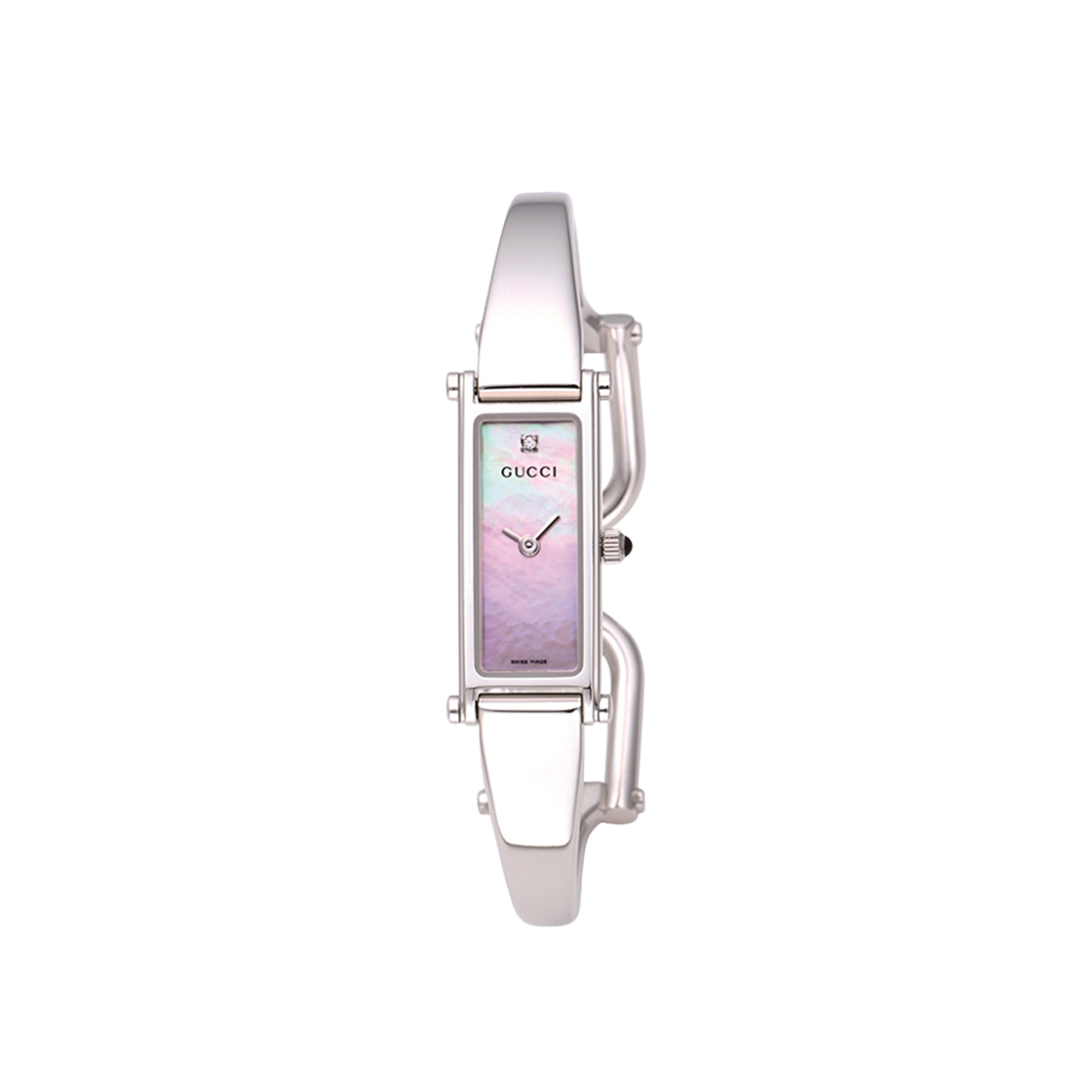 (W) 구찌 쿼츠 24mm 스테인리스 스틸 핑크((W) Gucci Quartz 24mm Stainless Steel Pink)