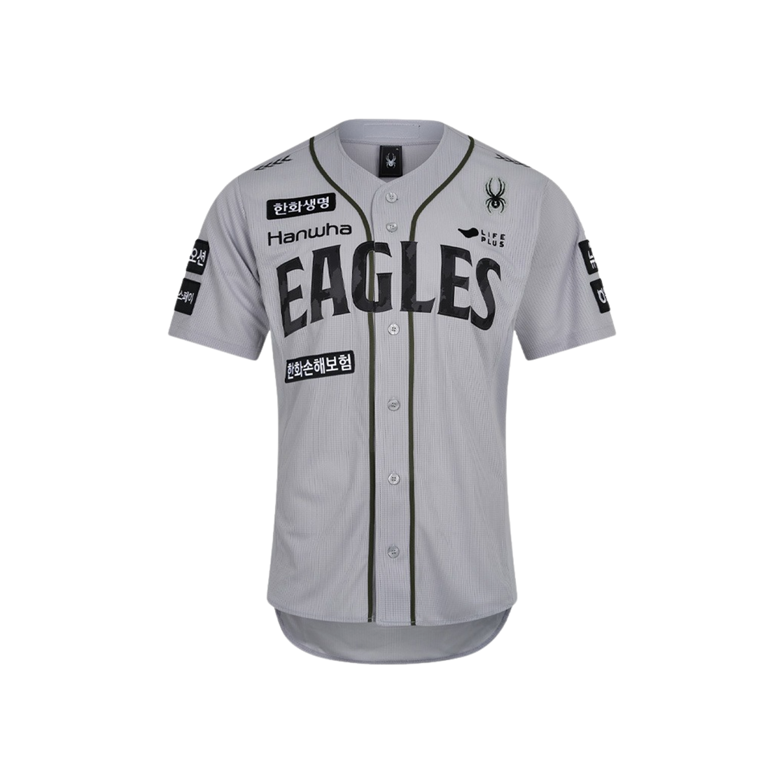 한화 이글스 스파이더 밀리터리 어센틱 유니폼 스틸 그레이 (논 마킹 버전)(Hanwha Eagles Spyder Military Authentic Uniform Steel Grey (Non Marking Ver.))