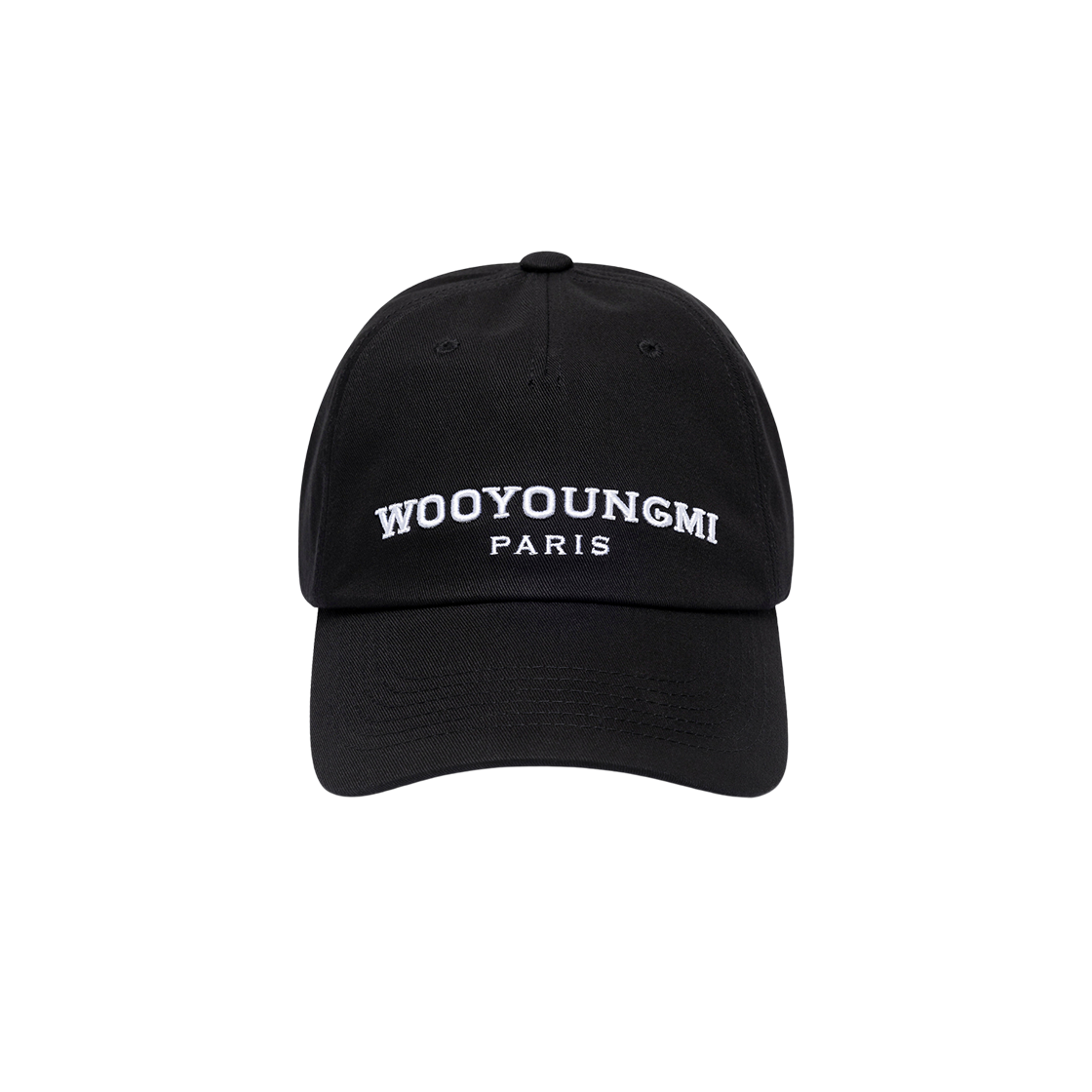 우영미 자수 볼캡 블랙 - 25FW(Wooyoungmi Embroidered Ball Cap Black - 25FW)