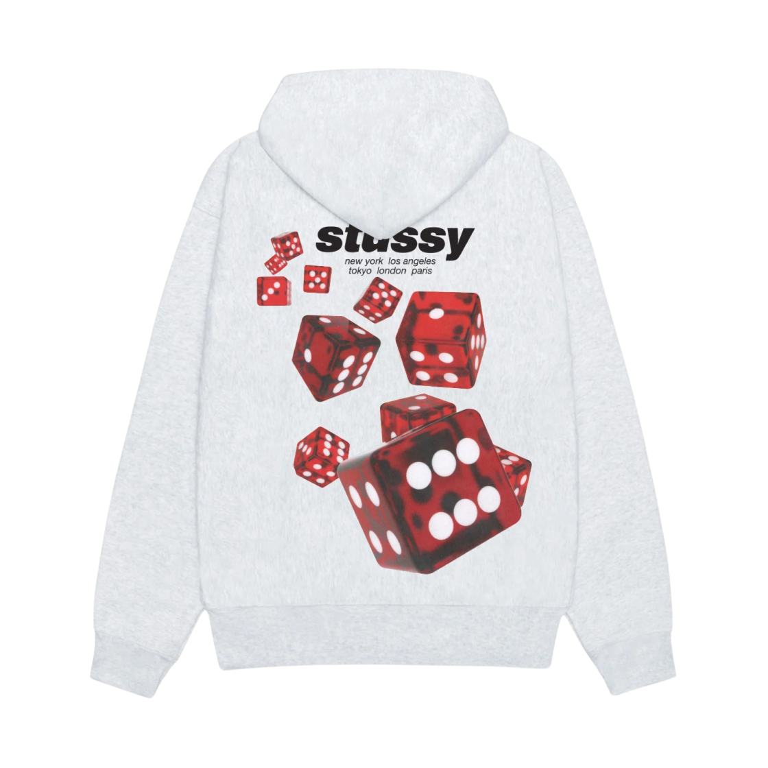 스투시 롤러스 후드 애쉬 헤더