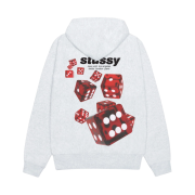 Stussy Rollers Hoodie Ash Heather