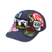 Supreme Patches 6-Panel Navy - 25SS