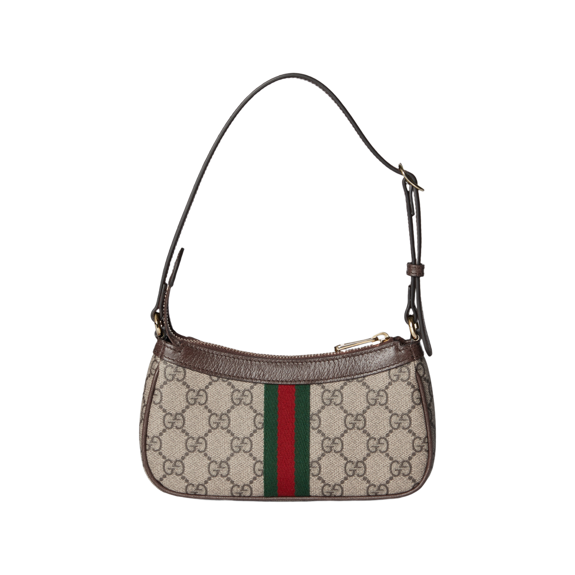 구찌 오피디아 미니 숄더백 베이지 다크 브라운(Gucci Ophidia Mini Shoulder Bag Beige Dark Brown) - 3