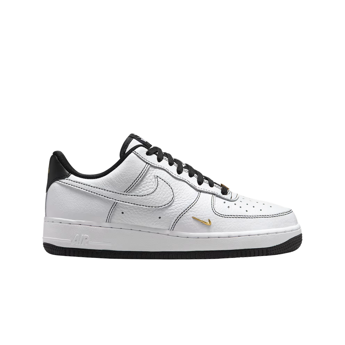 (W) 나이키 에어포스 1 '07 미니 쥬얼 화이트 메탈릭 골드((W) Nike Air Force 1 '07 Mini Jewel White Metallic Gold)