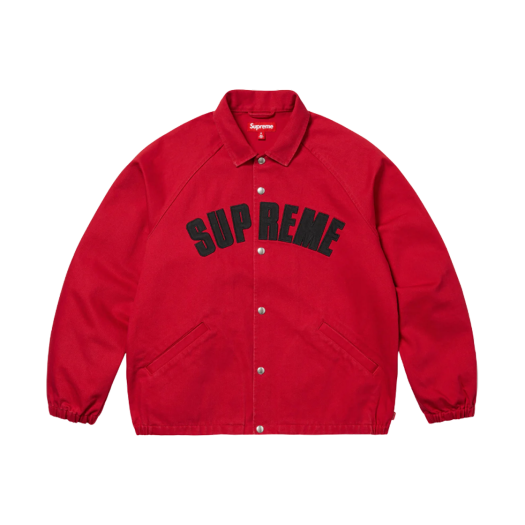 Supreme Arc Denim Coaches Jacket Red - 25SS