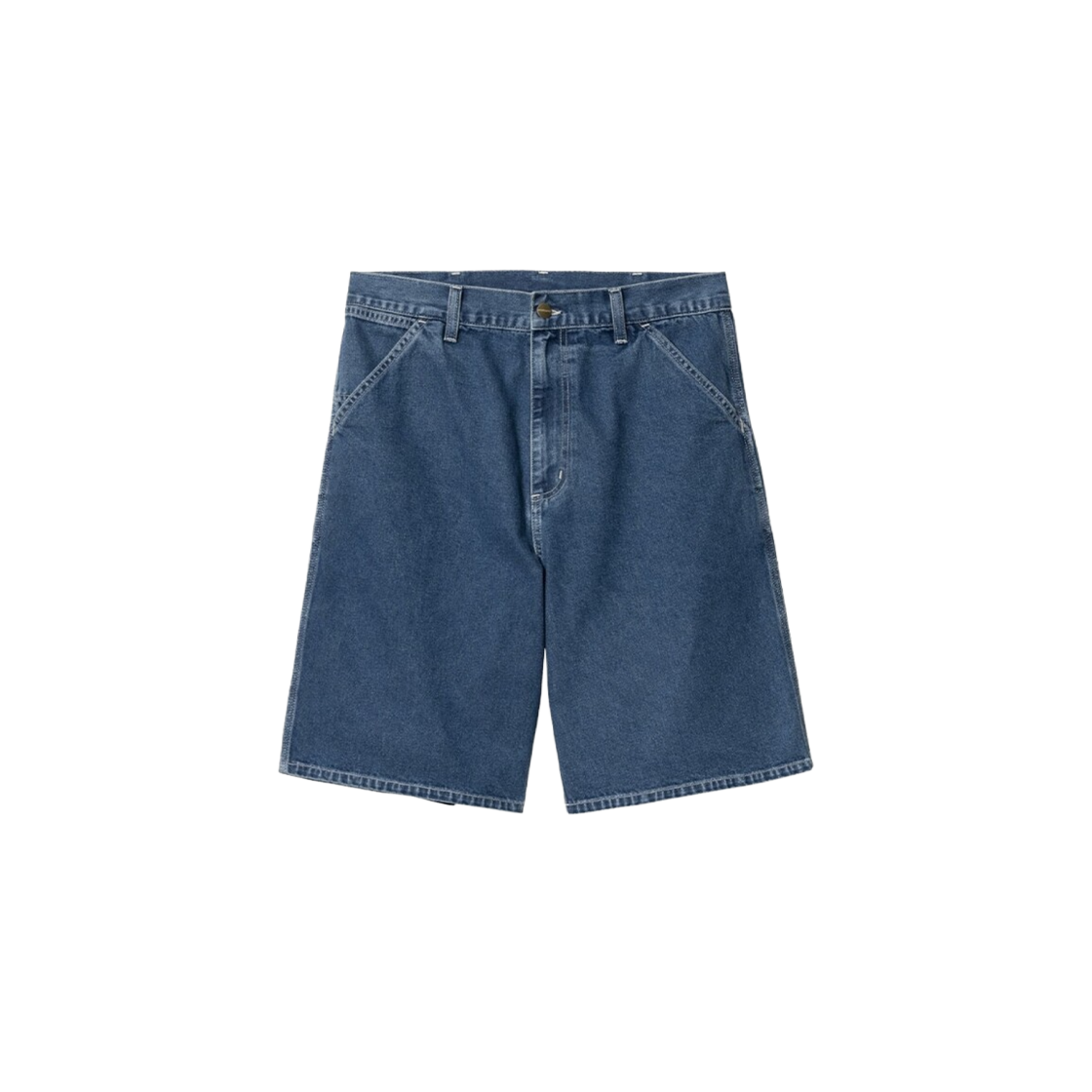 칼하트 WIP 심플 쇼츠 데님 블루 스톤 워시드(Carhartt WIP Simple Shorts Denim Blue Stone Washed)
