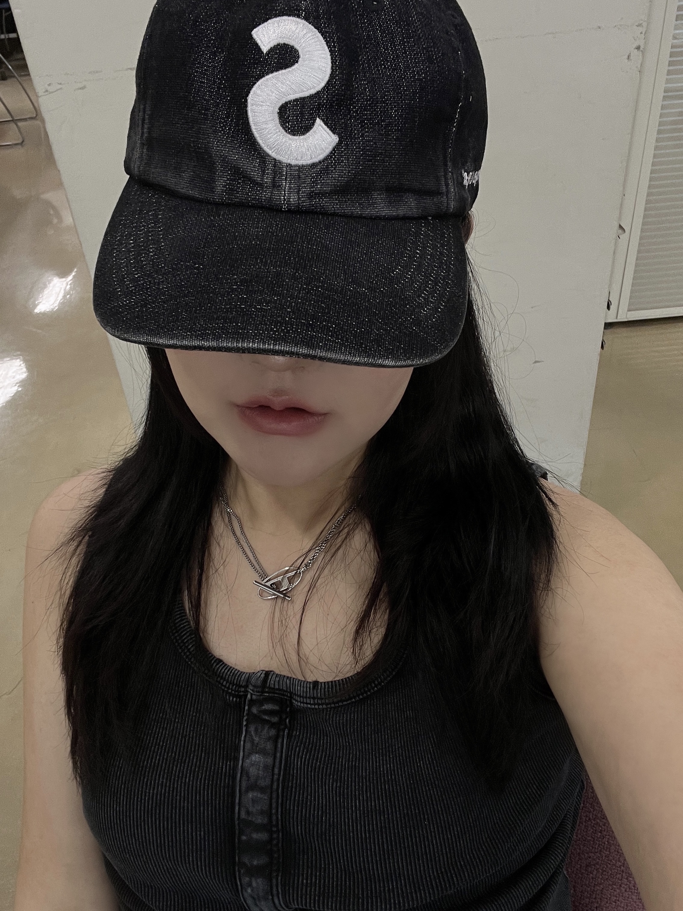 Supreme Cordura Denim S Logo 6-Panel Black - 25SS, Diesel Dx1534 Stainless Steel Chain Necklace Silver 착용 스타일