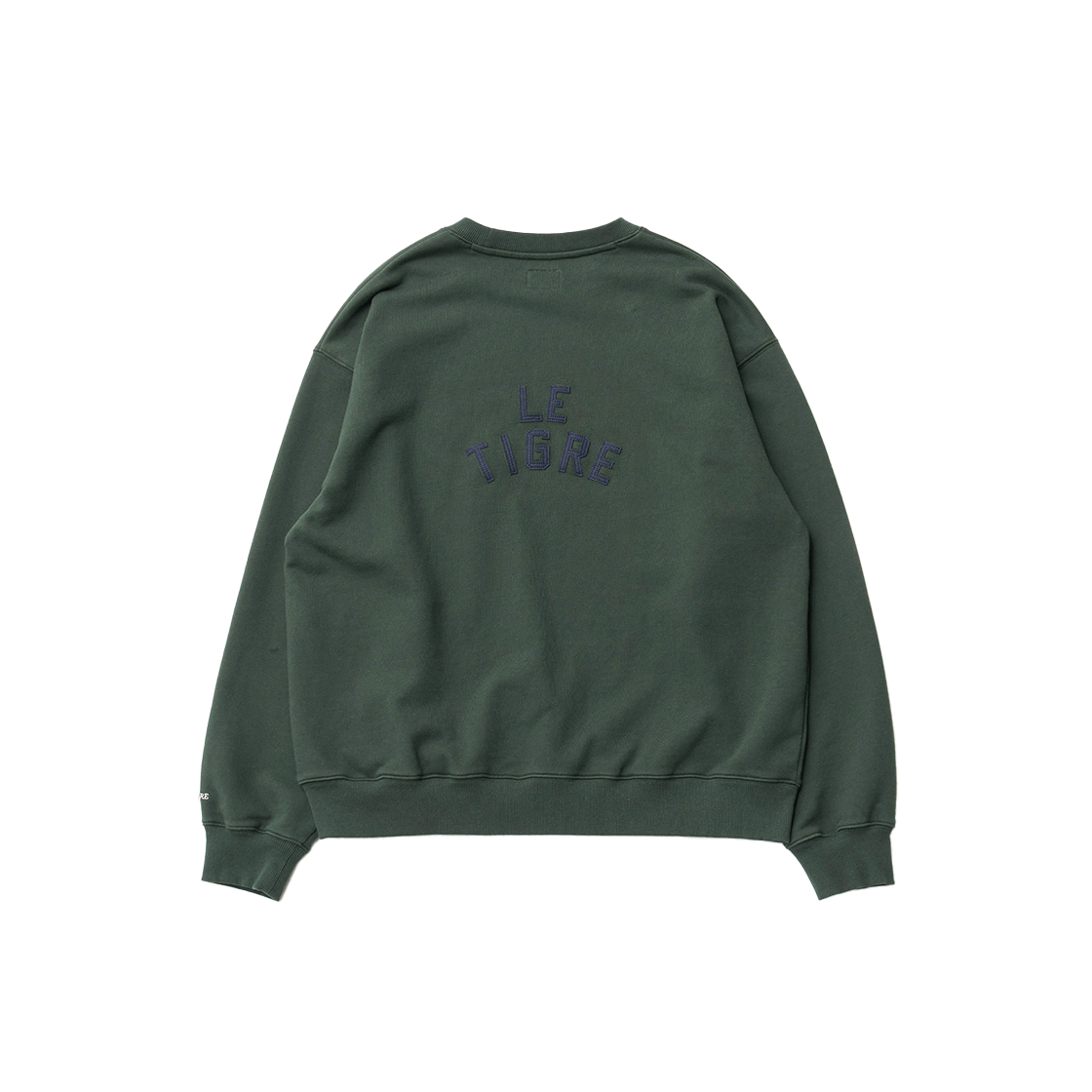 르티그레 클래식 아플리케 스웻셔츠 포레스트 그린(Le TIGRE Classic Applique sweatshirt Forest Green) - 2