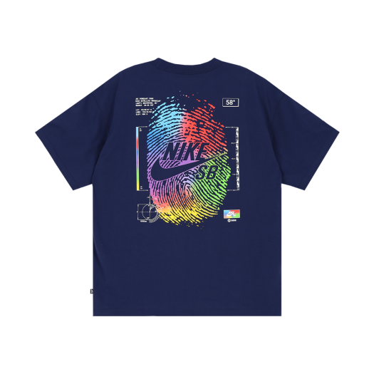 Nike SB Skateboarding T-Shirt Midnight Navy - Asia