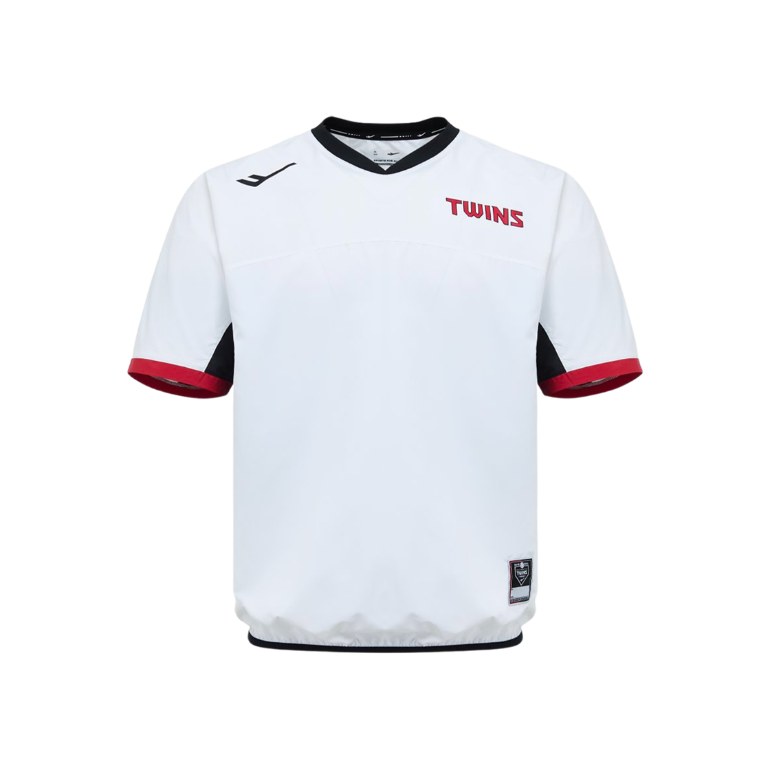 PP3LT25M221 LG Twins x Prospecs 2025 Authentic Short Sleeve V-Neck Windbreaker White (Non Marking Ver.)