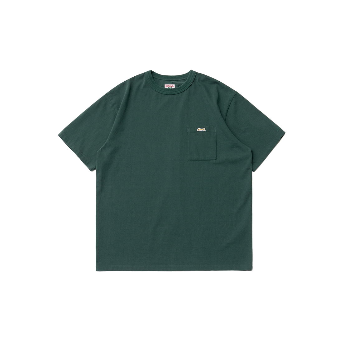 LTFSTS006GR Le TIGRE Classic Pocket T-shirts Forest