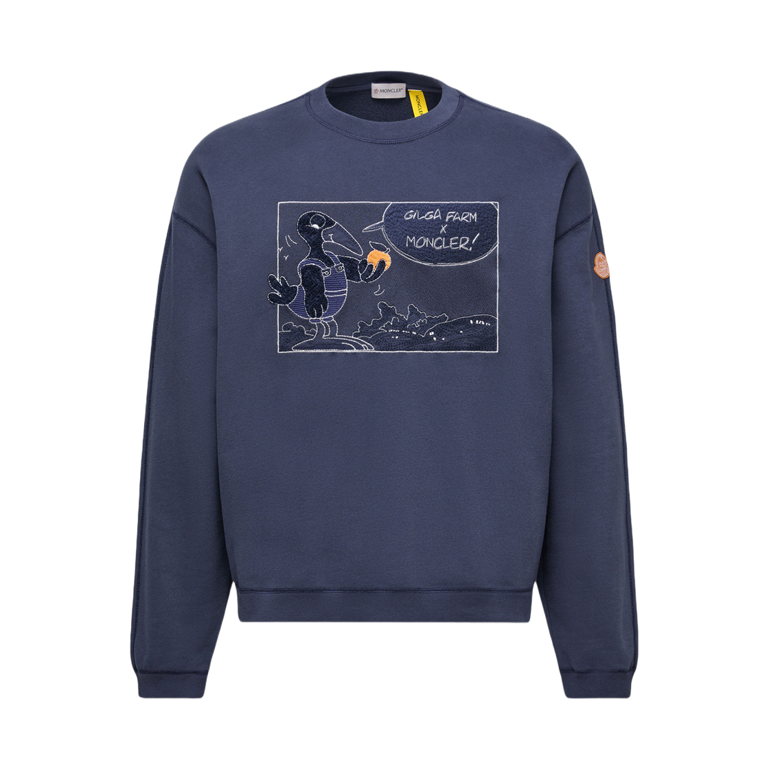 몽클레르 x 길가 팜 디자인 바이 도널드 글로버 코튼 스웨트셔츠 - 25FW(Moncler x Gilga Farm Designed By Donald Glover Cotton Sweatshirt - 25FW)