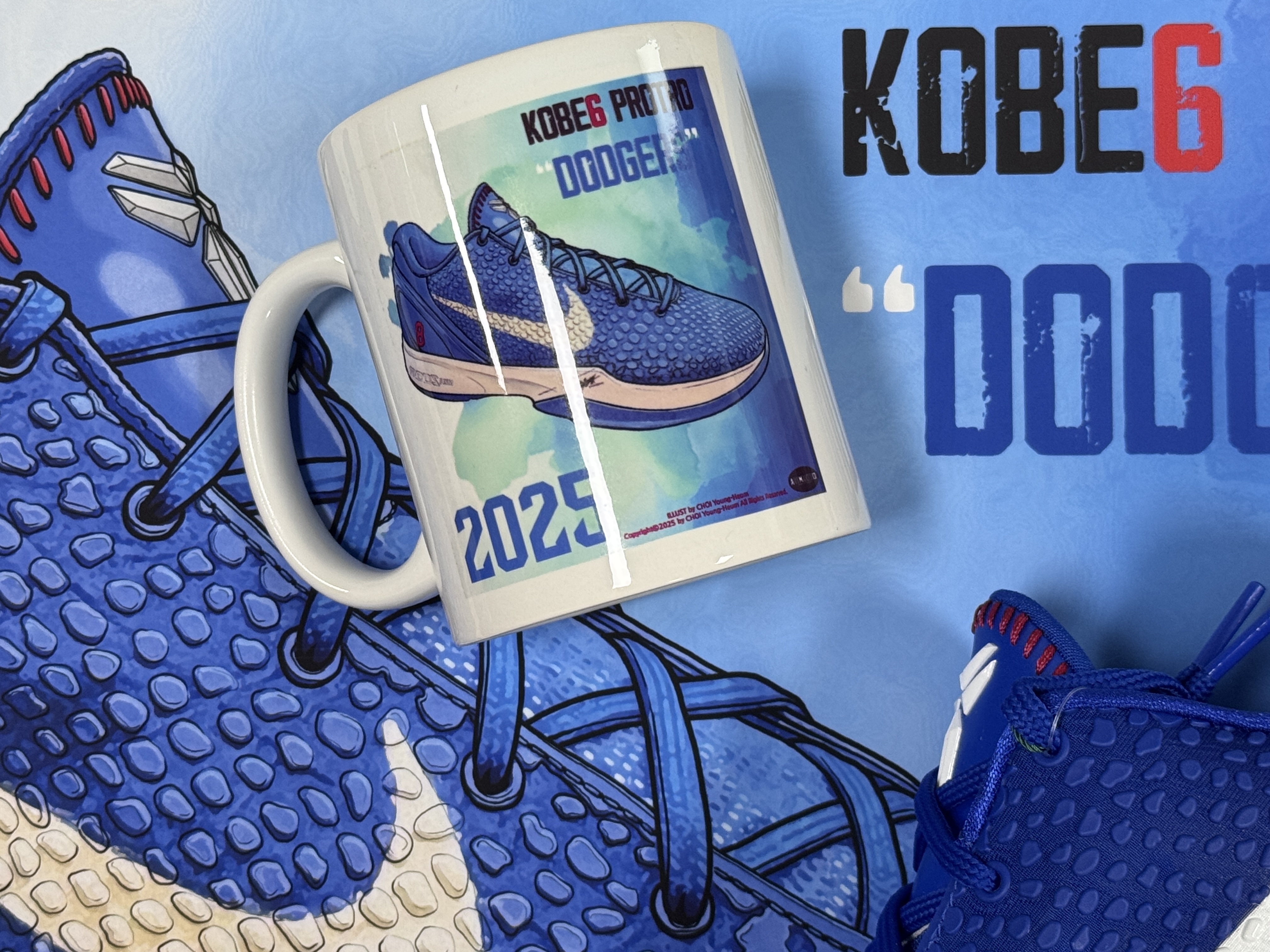 Nike Kobe 6 Protro Game Royal White 착용 스타일 - 7