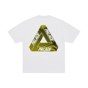 Palace Tri-Vex T-Shirt White Yellow - 25SS
