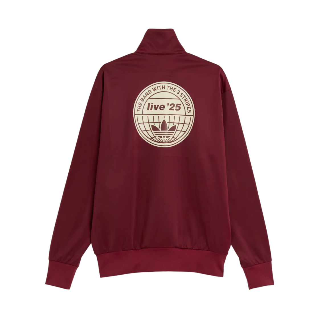 아디다스 x 오아시스 투어 파이어버드 트랙 탑 노블 마룬 - US 사이즈(Adidas x Oasis Tour Firebird Track Top Noble Maroon - US Sizing)