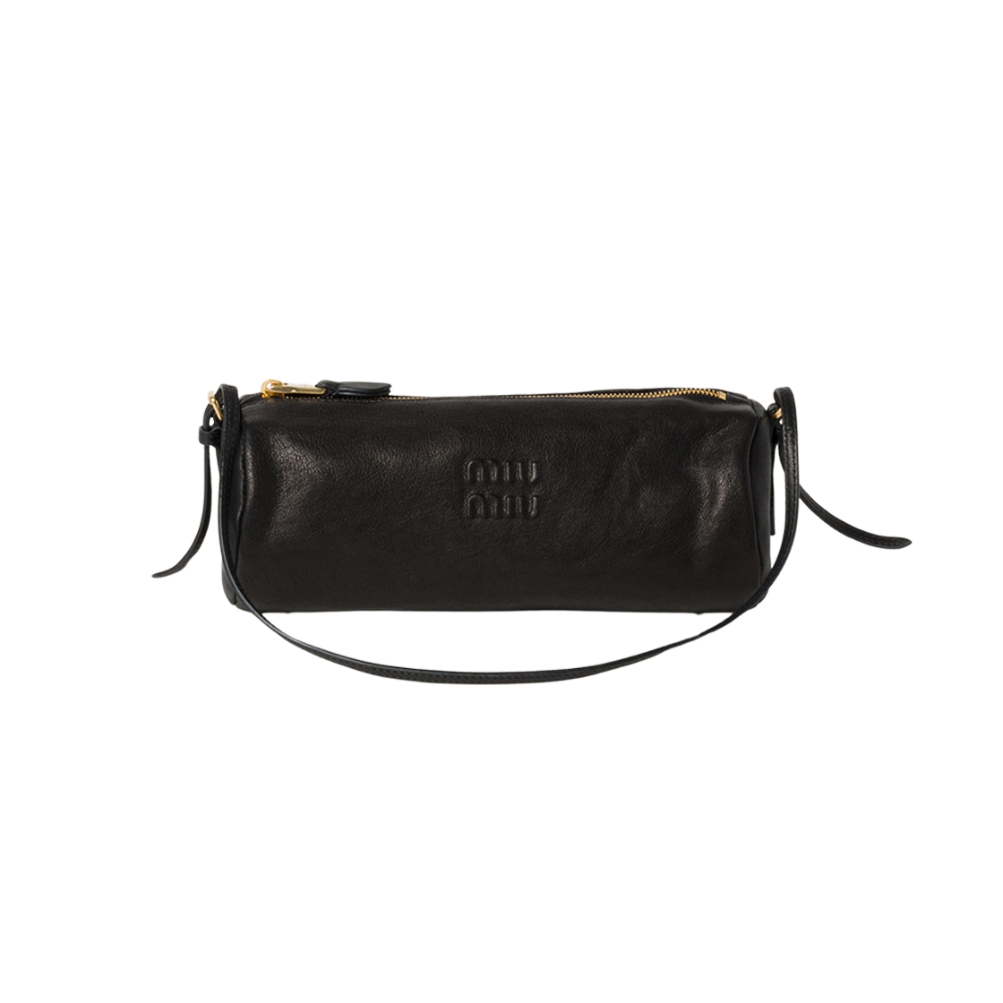 미우 미우 나파 레더 파우치 블랙(Miu Miu Nappa Leather Pouch Black)