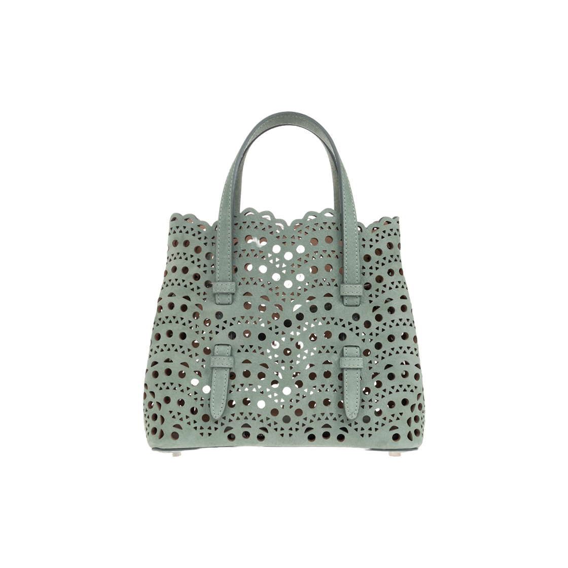알라이아 미나 20 토트백 그린(Alaia Mina 20 Tote Bag Green) - 2