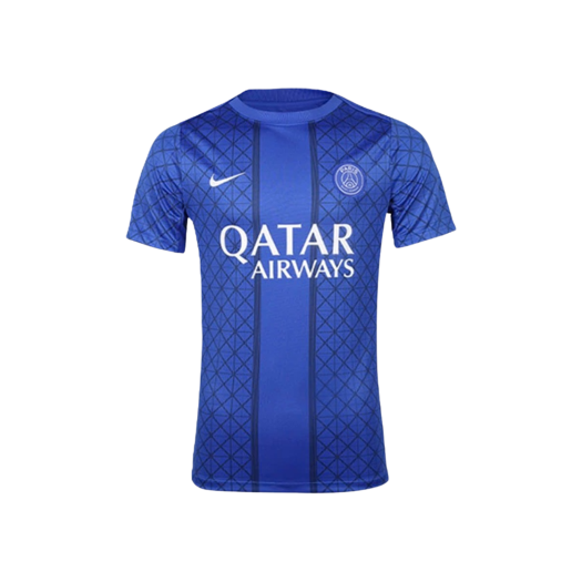 Nike Paris Saint-Germain Academy Pro Home Dri-Fit Soccer Pre-Match T-Shirt Hyper Royal  Midnight Navy (Non Marking Ver.)