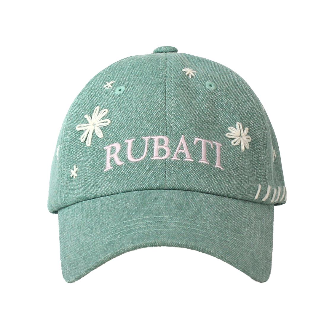 25SSCAP03 Rubati Fiore hand Stitched Vintage Pigment Ball Cap Mint