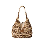 Miu Miu Mesh Bag Natural Cocoa