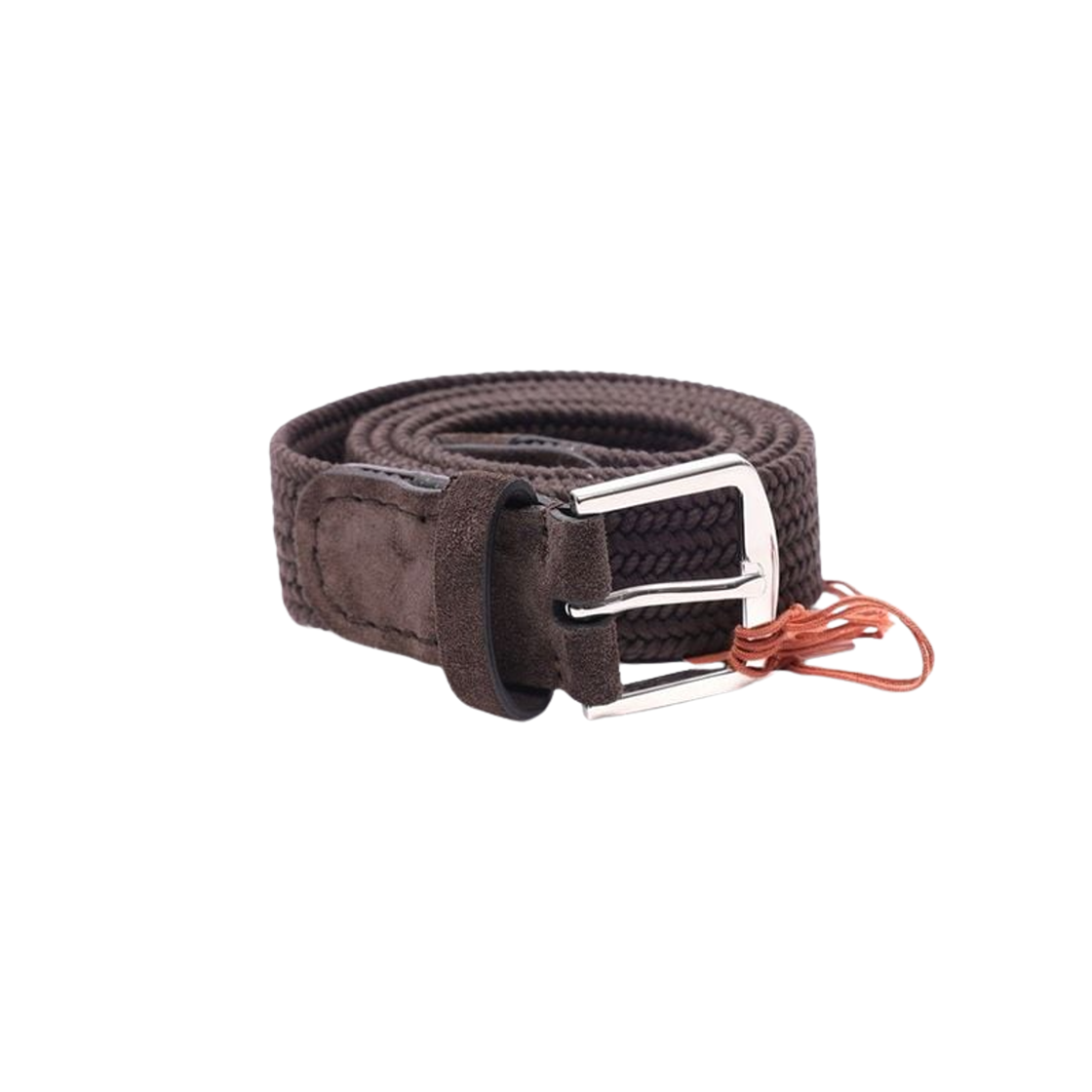 FAL1274-HD98 Loro Piana Sea Weave Belt Brown