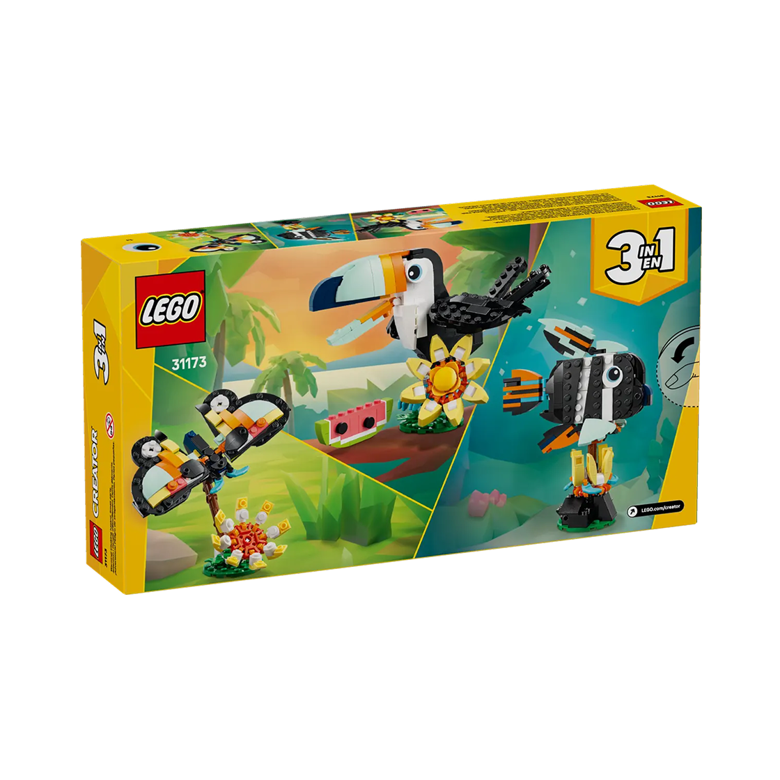 레고 세계의 동물 탐험: 열대 큰부리새(Lego Wild Animals: Tropical Toucan) - 2
