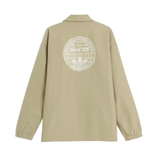 Adidas x Oasis Tour Coach Jacket Stone Khaki - US Sizing