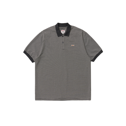 LTFSTS003BK Le TIGRE Multi-stripe polo T-shirt Black