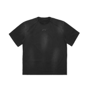Force Sensitive Fs Logo Shoulder Washing T-Shirt Black