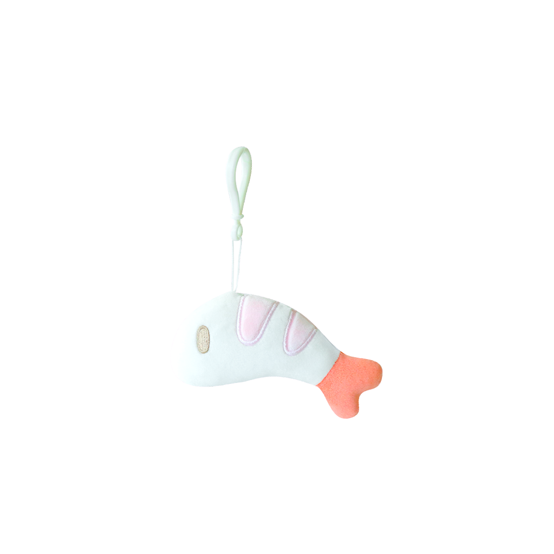 2989-100 Many a Little Cocktail Shrimp Shrimpy Mochi Keyring