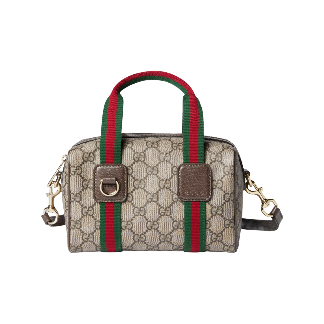 구찌 미니 GG 더플백 베이지 다크 브라운(Gucci Mini GG Duffle Bag Beige Dark Brown) - 1