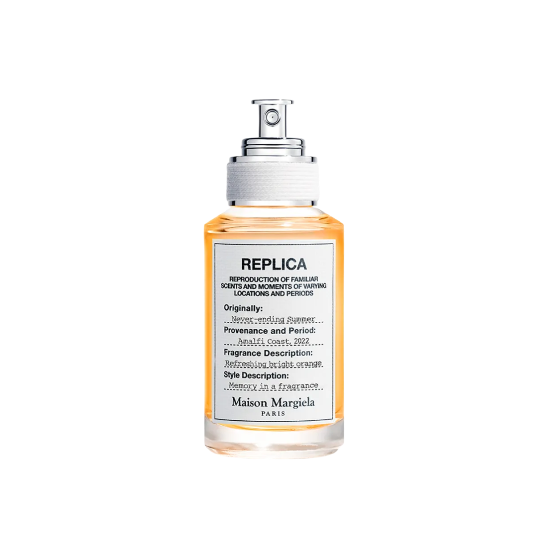 메종 마르지엘라 레플리카 네버 엔딩 써머 오 드 뚜왈렛 30ml(Maison Margiela Replica Never Ending Summer Eau De Toilette 30ml)