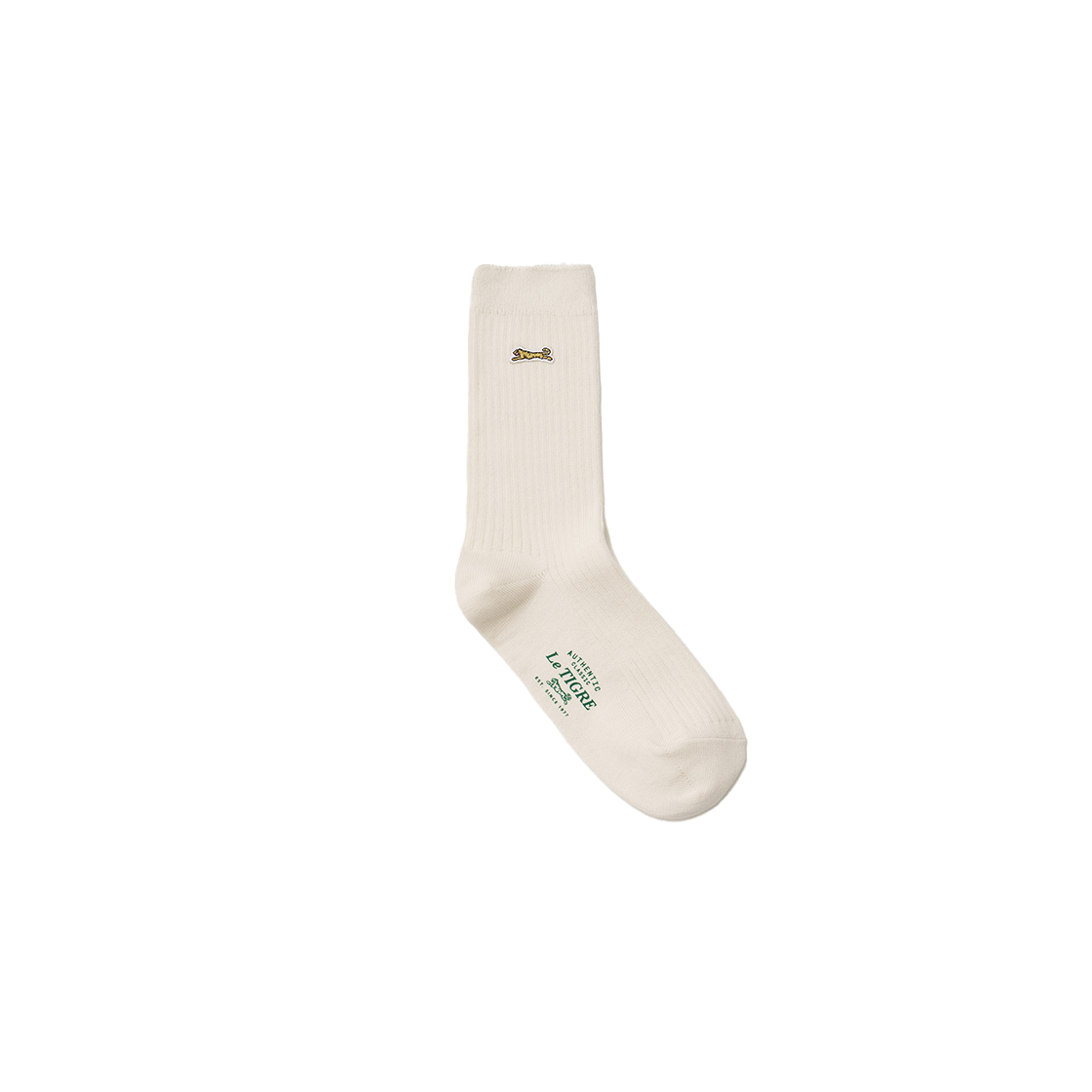 르티그레 헤리티지 립드 삭스 에크루(Le TIGRE Heritage Ribbed Socks Ecru)