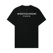 (W) Wooyoungmi Cotton Back Logo T-Shirt Black - 25SS