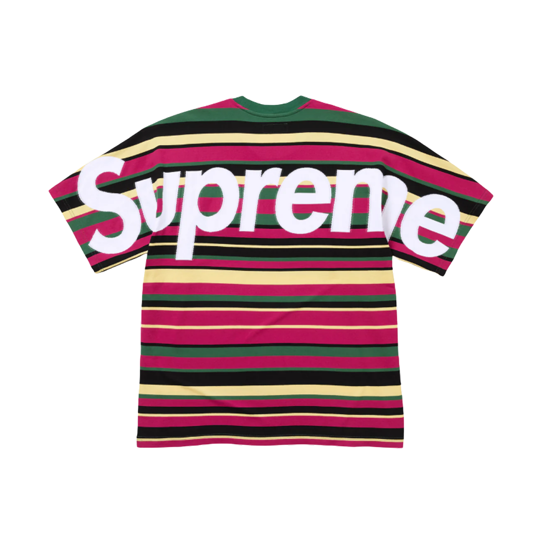 슈프림 인타르시아 숏슬리브 탑 스트라이프 - 25SS